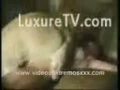 Fucking a lusty goddess with a dog